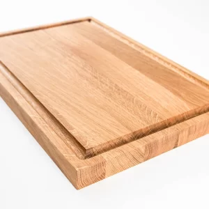 Neu 💯 Jack & Lucy Schneidebrett Wendbar 45×33 Cm Eiche M. Stirnholz ⌛ 12