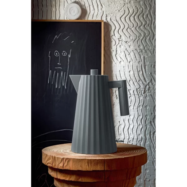 Schlussverkauf ⭐ Alessi Wasserkocher 1,00 L Harz Grau 💯 3