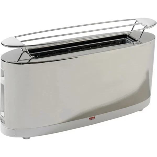 Am billigsten 👏 Alessi Toaster 41×11,5×19 Cm Edelstahl/Harz Weiß ✔️ 1