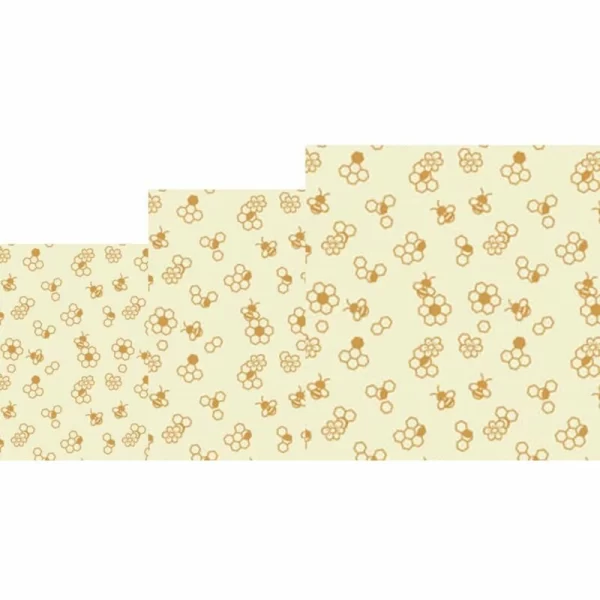 Bee’s Wax Wrap Bee’s Bienenwachstücher „Honigwaaben“ | 3 Stk. 1