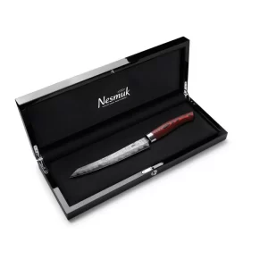 Nesmuk Manufaktur Nesmuk „Exklusiv C150“ Damast Slicer Micarta Red 9