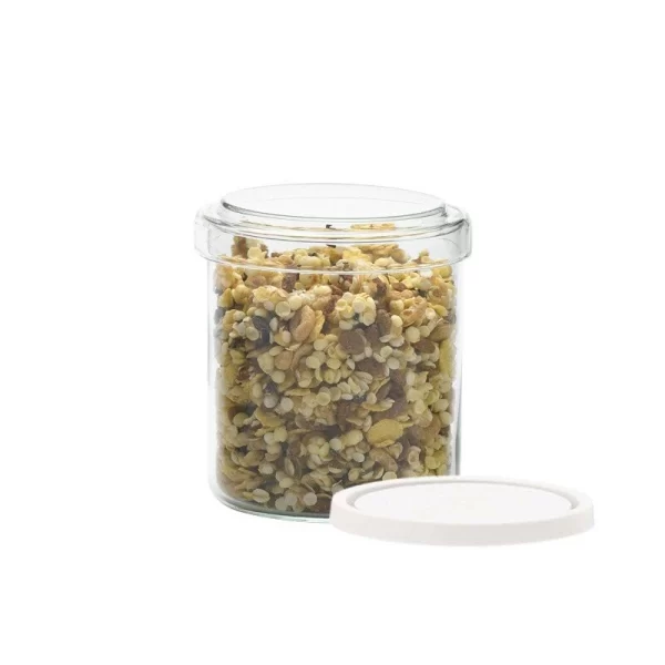 Trendglas Jena Glasdose Mit Glas+Kunststoff Deckel 3